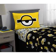 There are minion bedding sets, beds, sheet sets. Minions 2 The Rise Of Gru Sheet Set Kids Bedding 3 Piece Twin Size Walmart Com Walmart Com