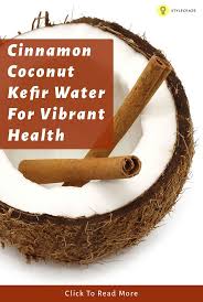 Cinnamon Coconut Kefir Water For Vibrant Health Water Kefir Kefir Health