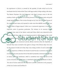 The History of Calicut Essay Example | Topics and Well Written Essays - 750  words