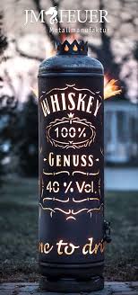 Feuerstelle Whiskey Hergestellt Aus Einer Gasflasche Jmfeuer Feuerstelle Feuerstelle Garten Feuer