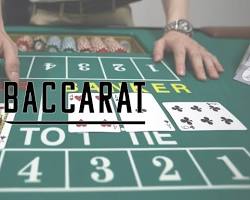 player placing a bet on the banker hand in baccarat
