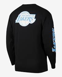 Browse los angeles lakers jerseys, shirts and lakers clothing. Los Angeles Lakers Courtside City Edition Men S Nike Nba T Shirt Nike Za