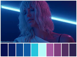 Atomic Blonde 2017 Directed By David Leitch Cinematography Jonathan Sela Production Design D Neon Colour Palette Movie Color Palette Cinema Colours