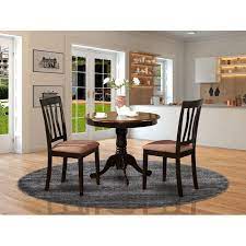 Meja Makan Set Bundar 2 Dudukan Dunia Mebel Kitchen Table Settings Mid Century Dining Table Small Kitchen Table Sets