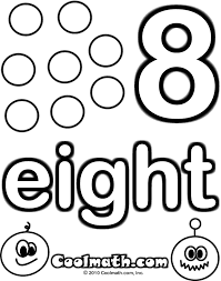 Number 8 coloring pages are a fun way for kids of all ages to develop creativity, focus, motor skills . Number Eight Learning To Write Simple Handwriting Number 8 Coloring Home