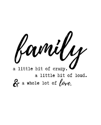 printable wall decor family a little bit of crazy a etsy happy home quotes wall decor printables home quotes and sayings