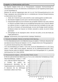 Da es jedoch nicht möglich ist, eine elektrode aus wasserstoffgas zu bauen, benutzt man eine platinierte platinelektrode, welche an der reaktion nicht teilnimmt. Aufgaben Zur Elektrochemie Und E Lehre Laborberufe De