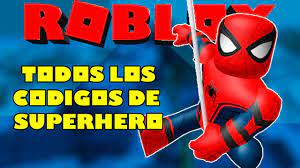 Todos Los Codes De Superhero Simulator Roblox Youtube