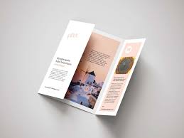 Single Gatefold Brochure Mockup Brochure Mockup Psd Free Brochure Mockup Free Brochures Mockups