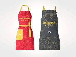 Download Free Chef Kitchen Apron Mockup Psd Clothing Mockup Apron Free Mockup