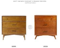 A wide variety of styles, sizes and materials allow you to easily find the perfect dressers & chests for your home. West Elm Mid Century 3 Drawer Dresser 699 Vs World Market Small Acorn Wood Brewton Dresser 520 Mid Century Dresser Look For Less Copycatchic Luxe Living For Less Budget Home Decor And Design