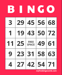 Free Printable Number Bingo Card Generator