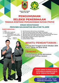 Check spelling or type a new query. Penerimaan Tenaga Kontrak Pengamanan Hutan Dinas Kehutanan Provinsi Kalimantan Selatan Ta 2019