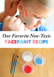 Mix 1 tablespoon of white body lotion with 2 tablespoons of cornstarch or flour. Homemade Face Paints For The 4th Of July Modern Parents Messy Kids