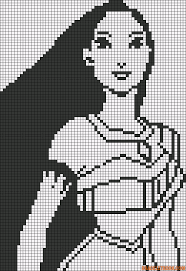 Disney Princess Pocahontas Perler Bead Pattern Ponto Cruz Gratis Pontos Cruz Para Desenhos Da Disney Desenhos Ponto Cruz