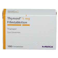 Der arzneistoff ist außerdem die wirkform des prodrugs carbimazol. Thyrozol 5 Mg 100 St Shop Apotheke Com