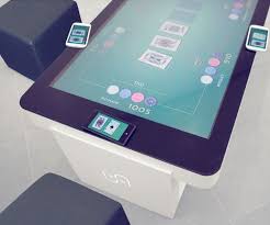 Interactive touch screen coffee table. Touchscreen Coffee Table