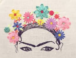 At its most basic level, it is stitching with ribbon. V A Introduction To Ribbon Embroidery Frida Kahlo