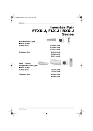 daikin ftxd specifications manualzz com