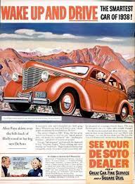 1937 Vintage Advert De Soto Motor Cars Car Advertising Automobile Advertising Vintage Cars