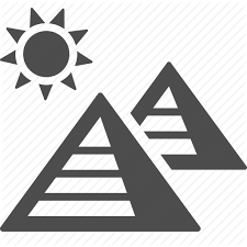 Desert Egypt Giza Pyramid Pyramids Sun Icon Download On Iconfinder Pyramids Giza Egypt Giza Pyramids