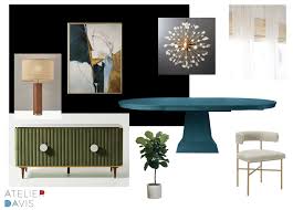 You can even design your own custom furniture and select complementary elements like curtains, rugs, and. Moodboard Monday Moody Modern Dining Room