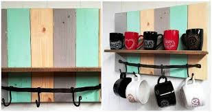 Maybe you would like to learn more about one of these? Multi Colored Diy Pallet Coffee Mug Rack Shelf Pallets Pro