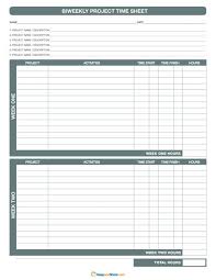 Bi Weekly Project Timesheet Keepandshare Timesheet Template Projects Time