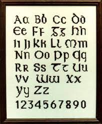Browse more cross stitch alphabet vectors from istock. The Irish Collection Eltic Alphabet Cross Stitch Chart Pack