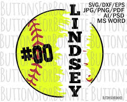 Download Softball Svg Template Softball Mom Svg Softball Shirt Svg Etsy