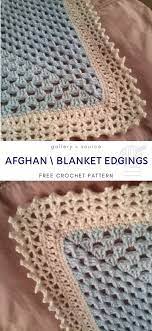 Baby Blankets With Cute Crochet Edgings Pattern Center Crochet Edging Patterns Free Crochet Edging Pattern Crochet Border Patterns