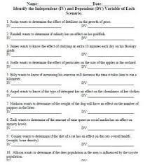 Independent And Dependent Variable Worksheet Us Biology Teaching Dependent And Independent Variables Persuasive Writing Prompts Variables