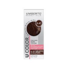 Copper brown is a great color to do highlights in 1 application. Amazon Com U Color By Umberto Italian Demi Color 6 43 Dark Copper Brown Chemical Hair Dyes Beauty