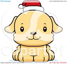 Cartoon christmas dogs cartoon christmas cartoon dogs christmas dogs the amount of material scenic christmas ant vector cartoon cute new year cute cartoon elements vector festival background shading snow grasshopper snowflakes element grasshopper pattern pattern houses continuous gift. Animal Clipart Of A Cartoon Cute Happy Christmas Puppy Dog Wearing A Santa Hat Royalty Free Vector Illustration By Cory Thoman 1317714