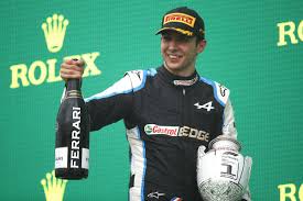 Esteban ocon won the hungarian grand prix while an exhausted lewis hamilton finished third to take the formula one championship lead from max verstappen by six points heading into the midseason break. Dyuxhz1zw1fbhm