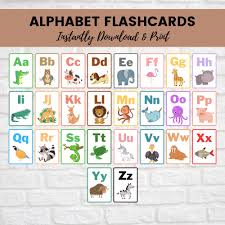 Learn spanish vocabulary, listen to spanish audio, practice spanish grammar, read spanish and more. Animal Alphabet Flashcards Printable Letter Flash Cards Etsy Hong Kong