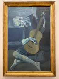 A wide variety of man playing guitar oil painting options are available to you, such as portrait. Analysis Pablo Picasso The Old Guitarist 1903