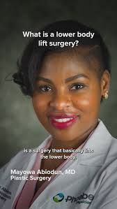 Curious about lower body lift surgery? Watch as Dr. Mayowa Abiodun, MD,  from Phoebe Plastics, explains what it is, who it’s for, and what to expect  from the procedure. , Check out the video to learn ...