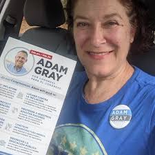The first day of my road trip is done! I canvassed in Merced for Adam Gray.  59 doors knocked until I ran out of juice 🔋😴 #swingleft