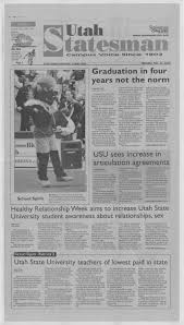 We pride ourselves on providing unique and inspiring music for today's gymnast. The Utah Statesman February 14 2000 By Usu Libraries Issuu