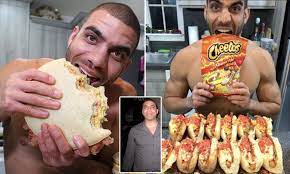 New Jersey Man Eats One 4 000 Calorie Meal A Day Daily Mail Online