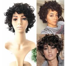 We have a great selection of natural curly wigs with bangs and all the best curly wigs from top brands like bobbi boss. Wigs Short Curly Hair Off 65 Medpharmres Com
