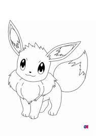 Bonjour à tous, voici un speed drawing pour vous montrer comment j'ai dessiner evoli avec cest différente évolution. Coloriage Pokemon A Imprimer 133 Evoli
