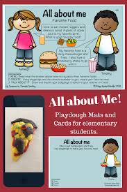 All About Me Playdough Mats And Playdough Task Cards Playdough Playdough Mats Elementary Language Arts Lessons