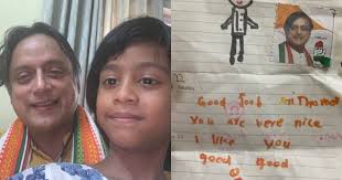 Election Results 2019: Shashi Tharoor Tweets Letter Of His Little Admirer  After Big Victory