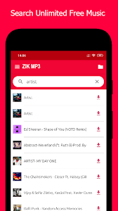Zik Mp3 Music Download Latest Version Apk Download Com Zikmp3 Freedownload Music Mp3downloader Apk Free