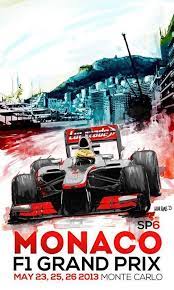 Grand Prix Posters Vintage Racing Poster Monaco Grand Prix Posters