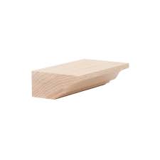 Chair rail, base caps, etc. 1 1 16 X 2 1 4 Hickory Chair Rail Cap B404