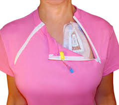 Comfy Chemo Chemotherapy Port Access Clothing Chemo Clothes Chemo Port Womens Long Sleeve Shirts