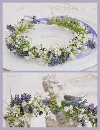 hair wreath with lavender flower wreath for the bride no 27 violet hair jewelry beautiful wreath in love violet hair bride flowers bridal flowers